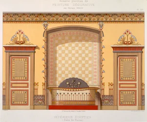 Intérieur égyptien (salle de bain), de 